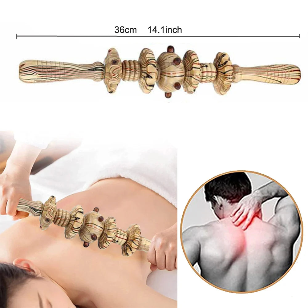 Wooden Exercise Roller