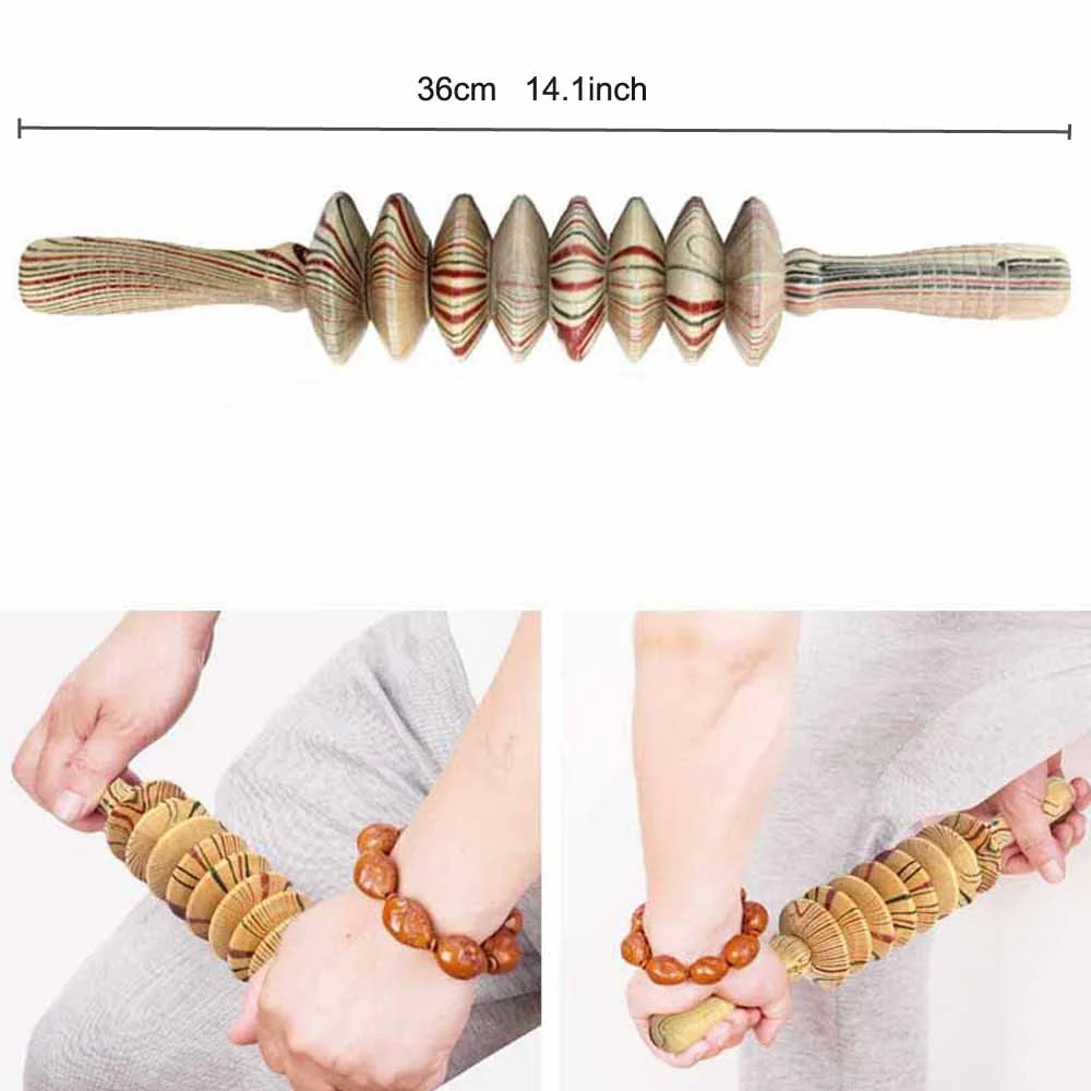 Wooden Exercise Roller