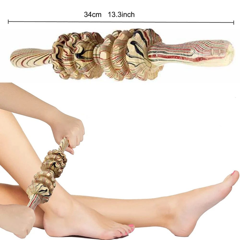 Wooden Exercise Roller